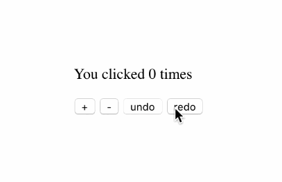 Undo/redo functionality with React Hooks