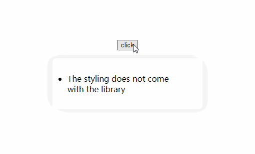 Unopinionated dropdown component for react