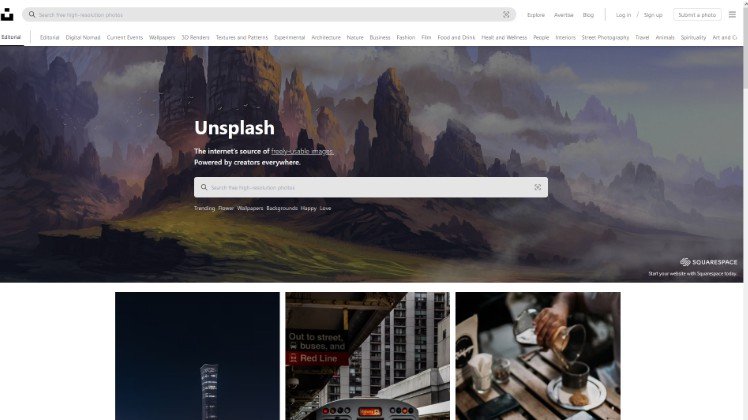 Unsplash Clone Created With Reactjs And Tailwind CSS