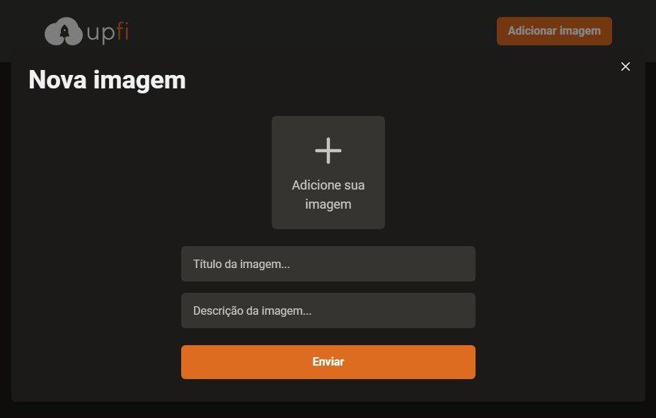 Upfy - A image agregator using ReactJS, Next.js and ChakraUI