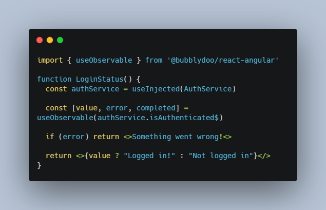 Use React in Angular and Angular in React, easily