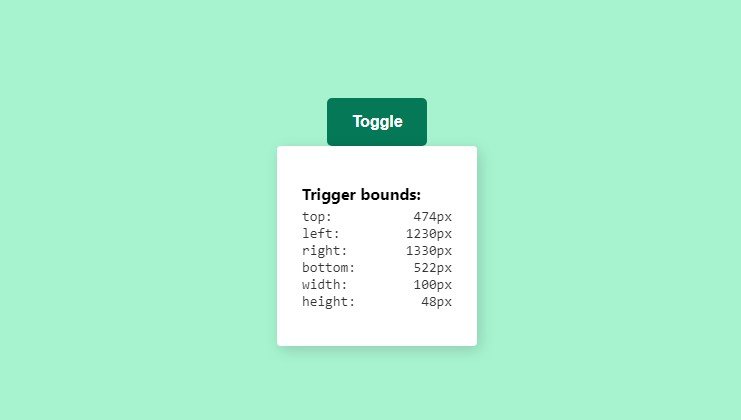 Utility to track the boundaries of html-elements in SolidJS