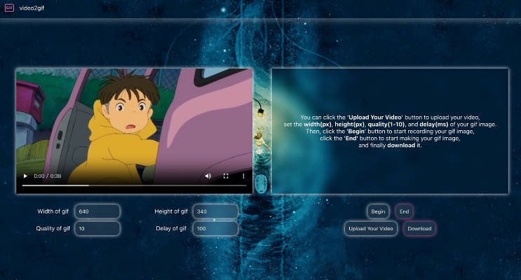 Video to Gif with React