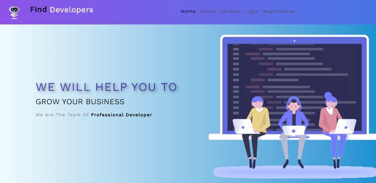 Website in react and node to fill form and show data