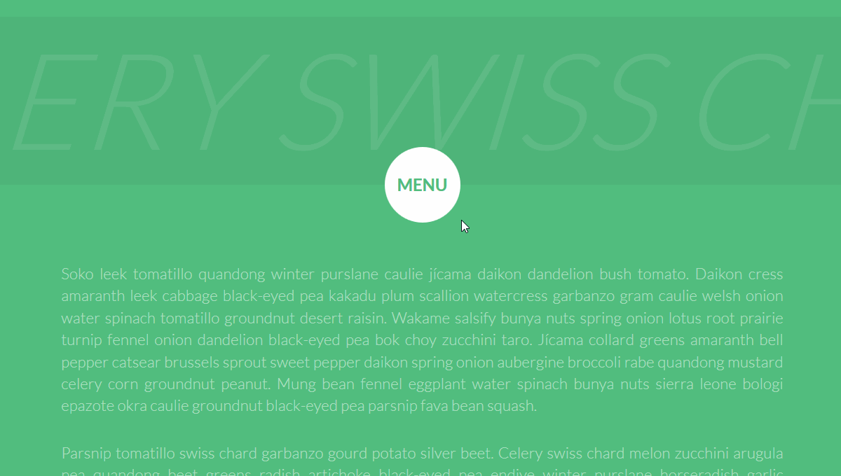 Circular Navigation With CSS