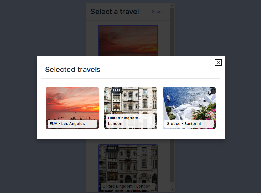 A hook to easily select items based on an array