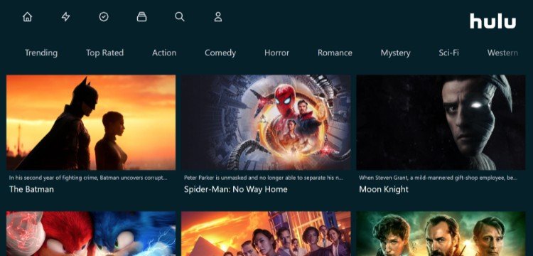 A Hulu Clone App developed with Nextjs & Tailwind CSS