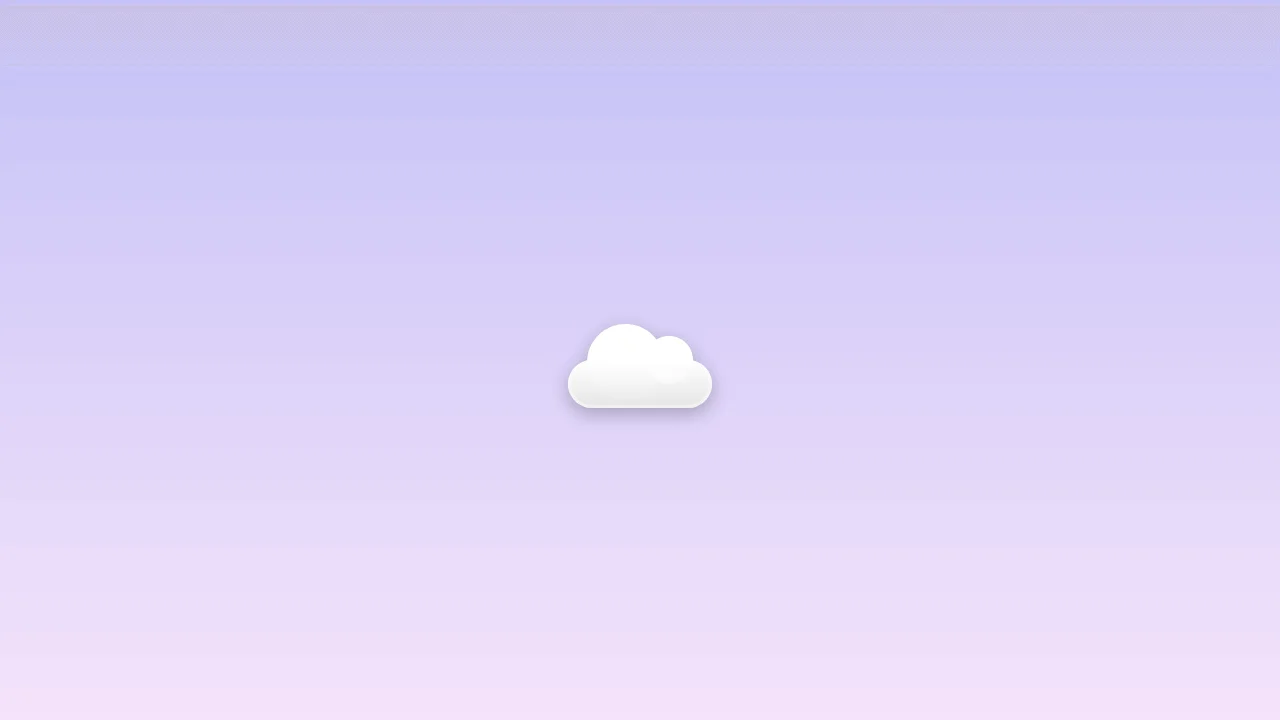 Pure CSS Cloud Icon