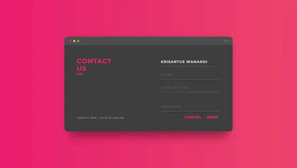 Collection of free HTML and CSS contact form code examples